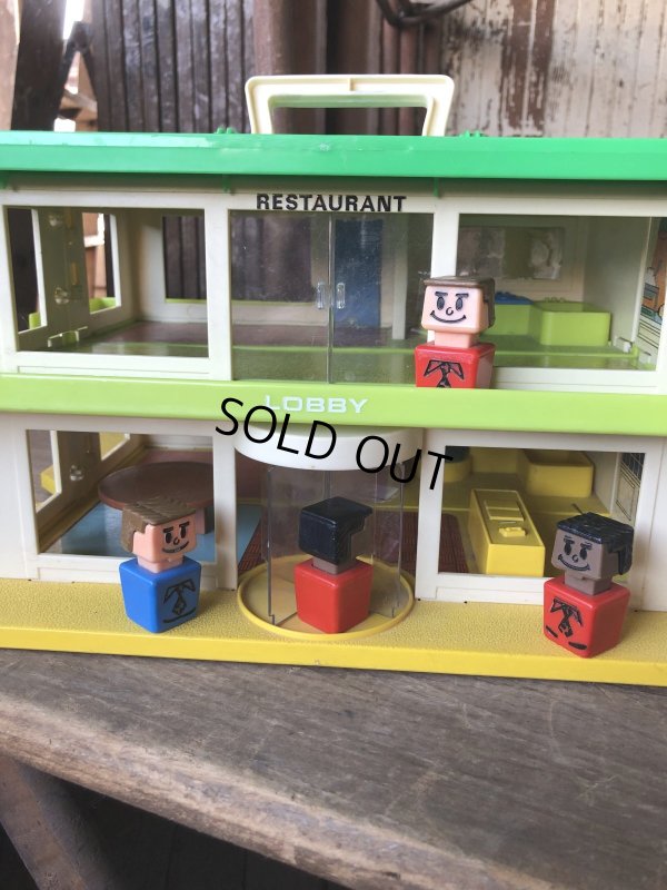 画像17: 70s Vintage Playskool The Familiar Places Holiday Inn Playset (R440)