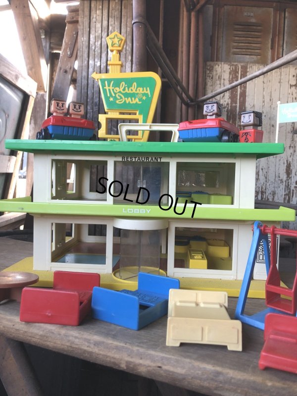 画像16: 70s Vintage Playskool The Familiar Places Holiday Inn Playset (R440)