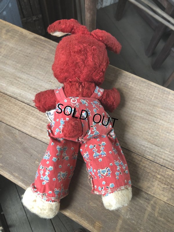 画像5: 50s Vintage Gund Rubber Face Doll Walt Disney Thumper Red (R449)