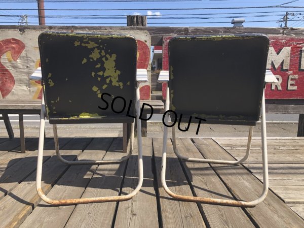 画像5: 50s SHWAYDER BROS INC Samson Cavalier Samsonite Folding Lawn Patio Armchair SET (R451)