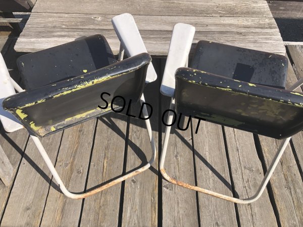 画像4: 50s SHWAYDER BROS INC Samson Cavalier Samsonite Folding Lawn Patio Armchair SET (R451)