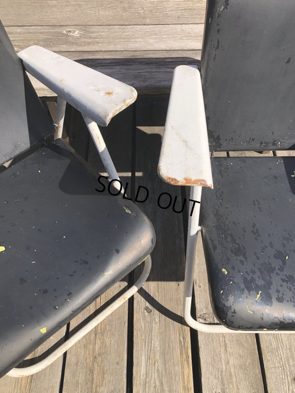 画像8: 50s SHWAYDER BROS INC Samson Cavalier Samsonite Folding Lawn Patio Armchair SET (R451)