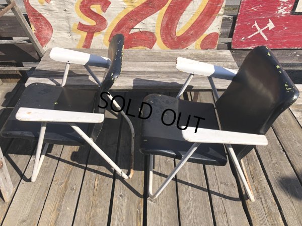 画像6: 50s SHWAYDER BROS INC Samson Cavalier Samsonite Folding Lawn Patio Armchair SET (R451)