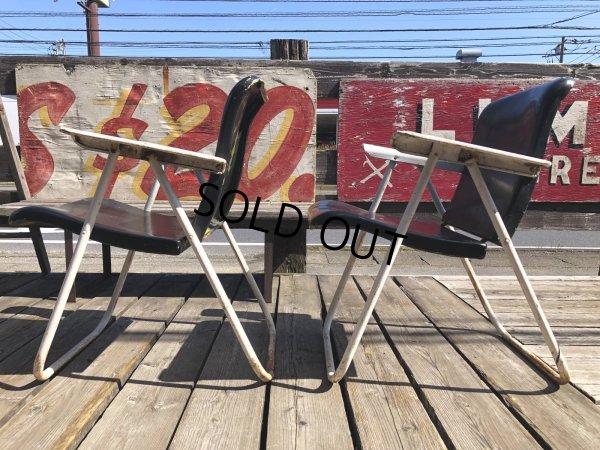画像7: 50s SHWAYDER BROS INC Samson Cavalier Samsonite Folding Lawn Patio Armchair SET (R451)