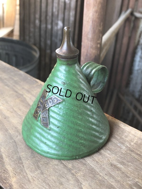 画像8: Antique England Kaye's Handy Thumb Oiler Can (R452)