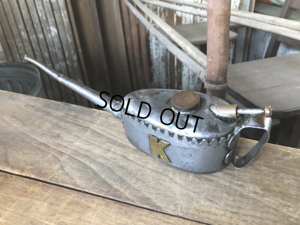 画像5: 20s〜 Antique England Kaye's Oil Can Pump Oiler (R454)