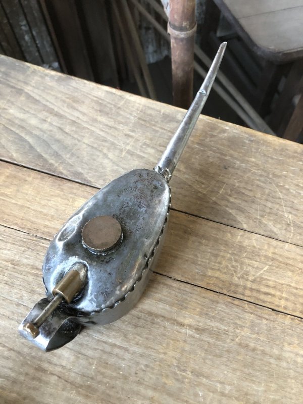 画像6: 20s〜 Antique England Kaye's Oil Can Pump Oiler (R454)