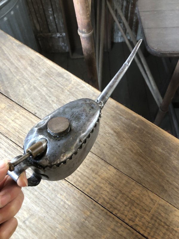 画像4: 20s〜 Antique England Kaye's Oil Can Pump Oiler (R454)