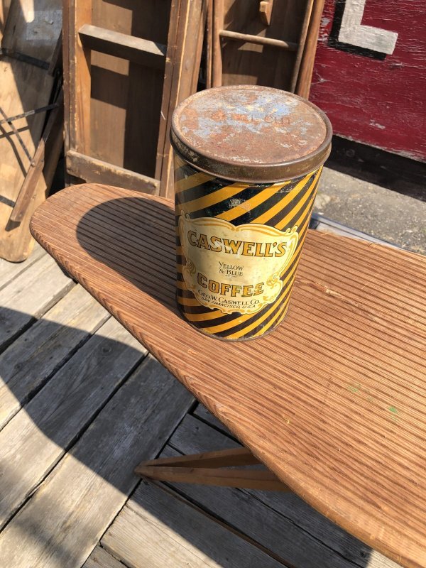 画像3: Vintage American Primitive Wooden Ironing Board Table (B458)