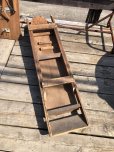 画像18: Vintage American Primitive Wooden Ironing Board Table (B459)