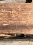 画像3: Vintage American Primitive Wooden Ironing Board Table (B459)