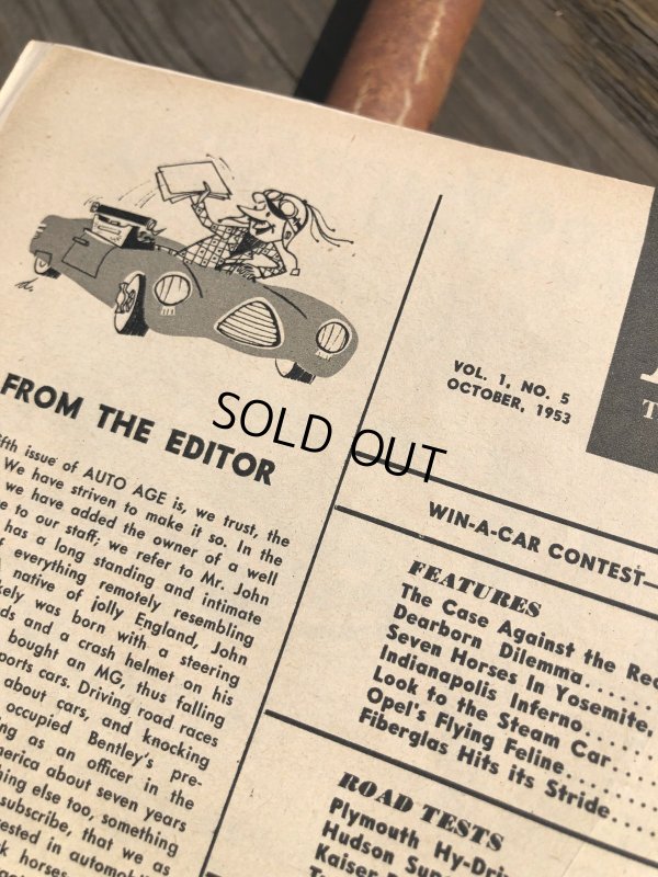 画像3: 50s Vintage Car Magazine Auto Age 1953 (B484)