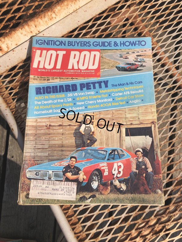 画像1: 70s Vintage Car Magazine Hot Rod 1975 (B470)