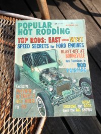 60s Vintage Car Magazine Popular Hot Rodding 1963 (B465)