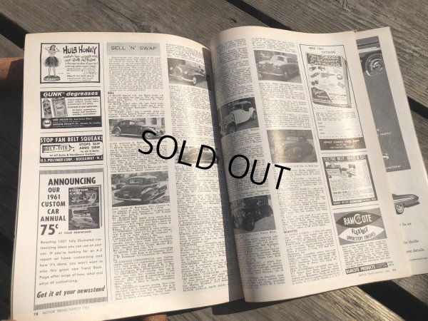 画像4: 60s Vintage Car Magazine Motor Trend 1961 (B483)