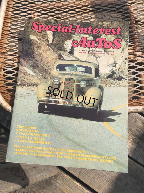 画像1: 70s Vintage Car Magazine Special-Interest AuToS 1977 (B484)