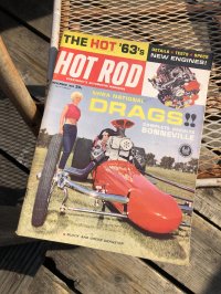 60s Vintage Car Magazine Hot Rod 1962 (B469)