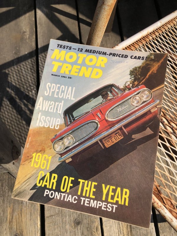 画像1: 60s Vintage Car Magazine Motor Trend 1961 (B483)