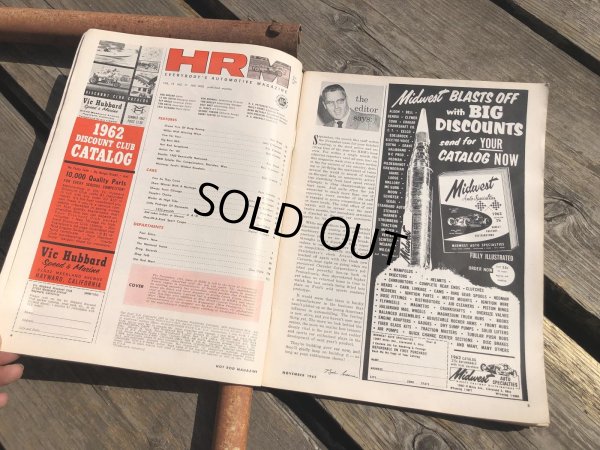 画像3: 60s Vintage Car Magazine Hot Rod 1962 (B469)