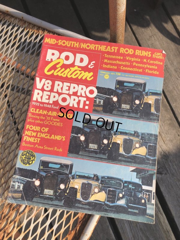 画像1: 70s Vintage Car Magazine ROD & Custom 1973 (B463)