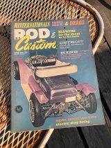 60s Vintage Car Magazine ROD & Custom 1964 (B462)