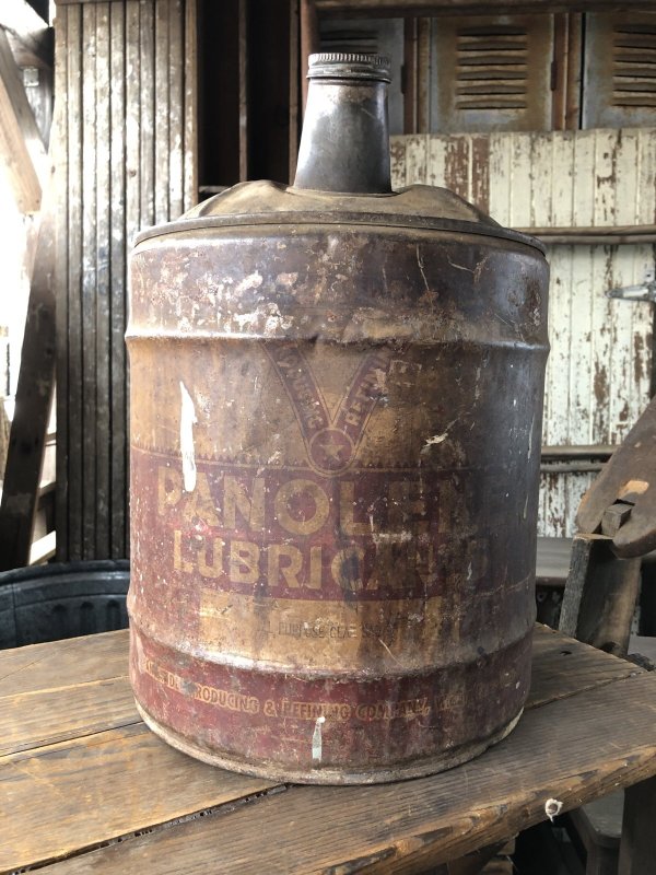 画像10: Vintage Motor Gas Oil 5 Gallon Can Panolene (R486) 