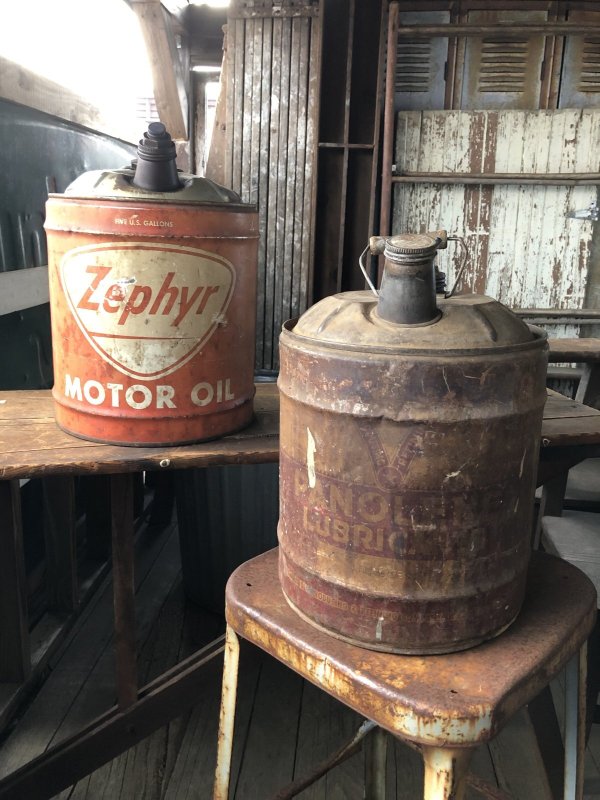 画像13: Vintage Motor Gas Oil 5 Gallon Can Panolene (R486) 