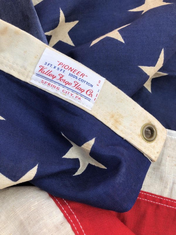 画像10: Vintage United States Flag Valley Forge Flag Company -PIONEER- 50 Stars MADE IN USA  (R489)