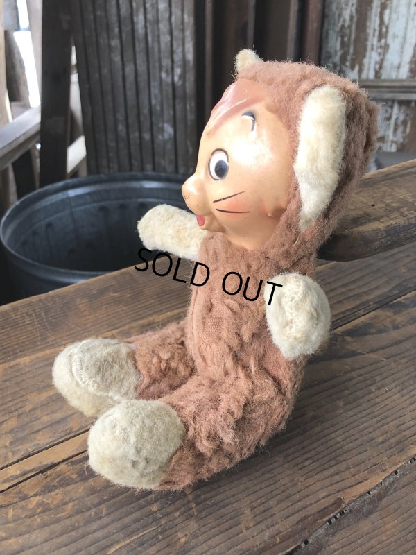 画像2: Vintage  Celluloid Face Doll Kitty Cat 27cm (R495)