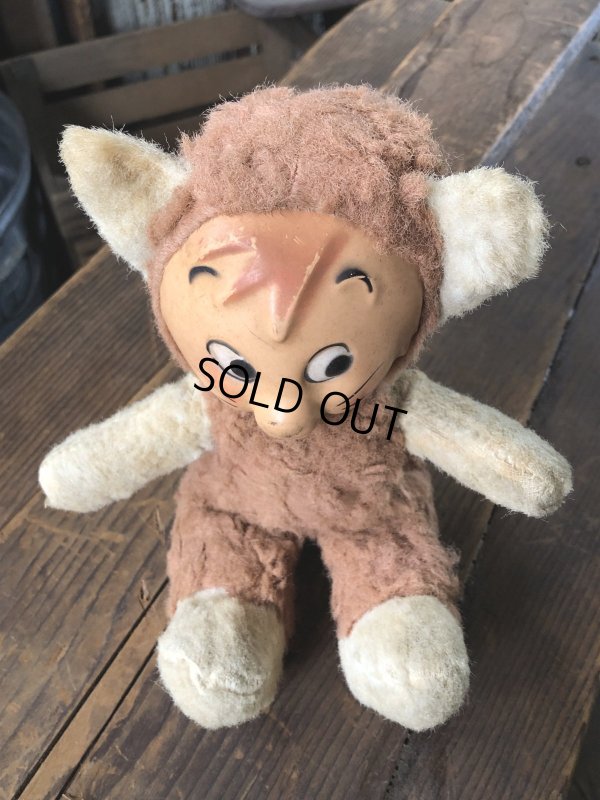 画像9: Vintage  Celluloid Face Doll Kitty Cat 27cm (R495)