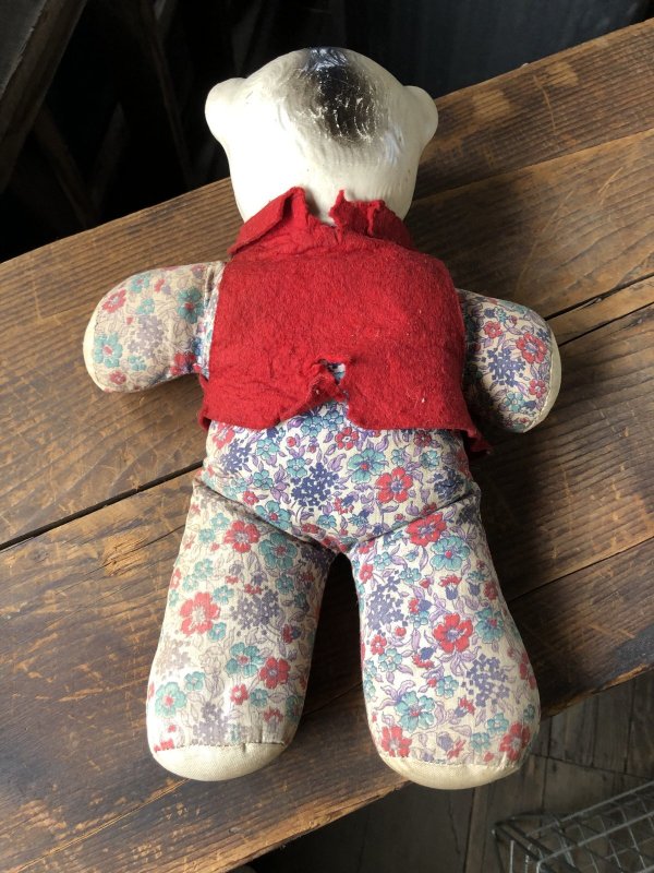 画像4: Vintage Composition Face Doll Panda Bear 35cm (R493)