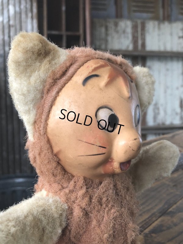 画像7: Vintage  Celluloid Face Doll Kitty Cat 27cm (R495)