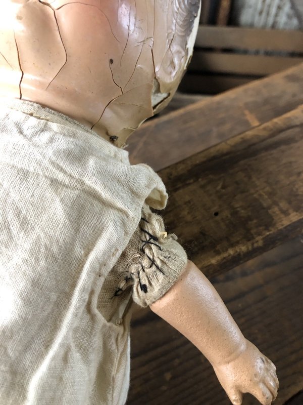画像4: Vintage Composition Face Doll Baby 40cm (R494)