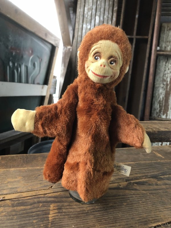 画像9: Vintage Knickerbocker Hand Puppet Doll Monkey (R491)