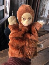 Vintage Knickerbocker Hand Puppet Doll Monkey (R491)