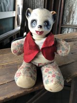 Vintage Composition Face Doll Panda Bear 35cm (R493)
