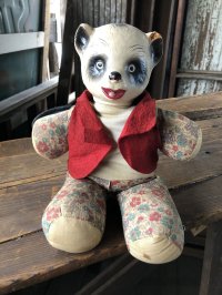 Vintage Composition Face Doll Panda Bear 35cm (R493)