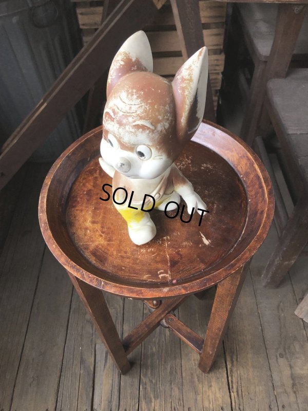 画像19: Antique Wooden Plant Stand (R496)