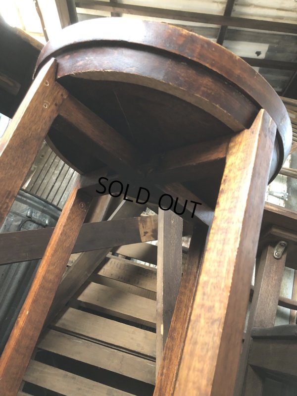 画像3: Antique Wooden Plant Stand (R496)