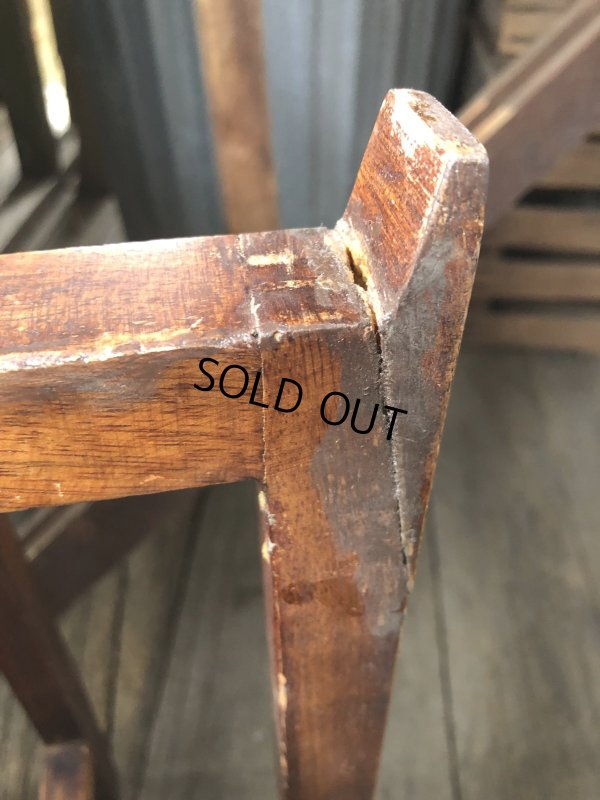 画像16: Antique Wooden Plant Stand (R496)