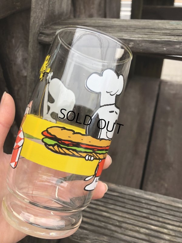 画像8: 70s Vintage Glass Anchor Hocking Snoopy Sandwich & Pasta  (R497)