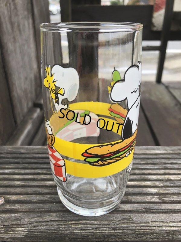 画像7: 70s Vintage Glass Anchor Hocking Snoopy Sandwich & Pasta  (R497)
