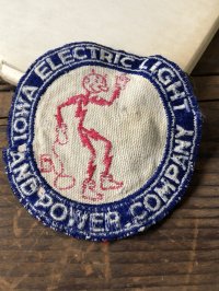 40s〜50s era Vintage REDDY KILOWATT Original Advertising Wappen (R508)