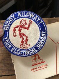 〜50s 60s era Vintage REDDY KILOWATT Original Advertising Wappen (R507)