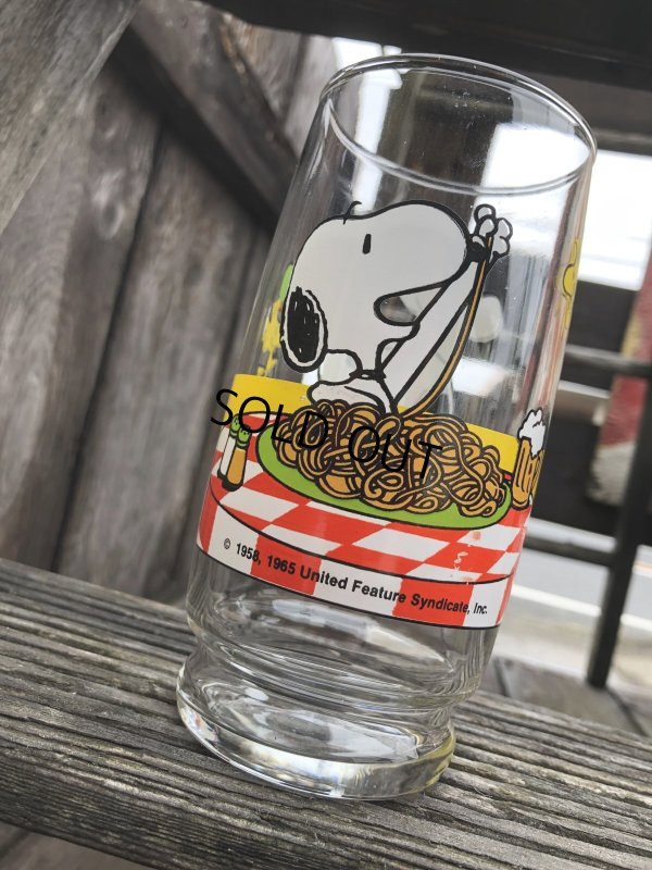 画像5: 70s Vintage Glass Anchor Hocking Snoopy Sandwich & Pasta  (R497)