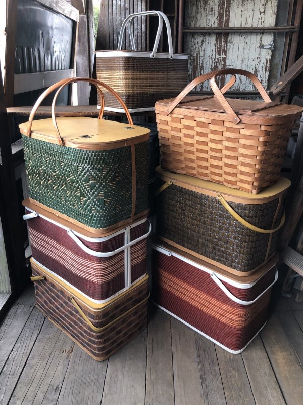 画像15: Vintage USA Picnic Basket (R522)