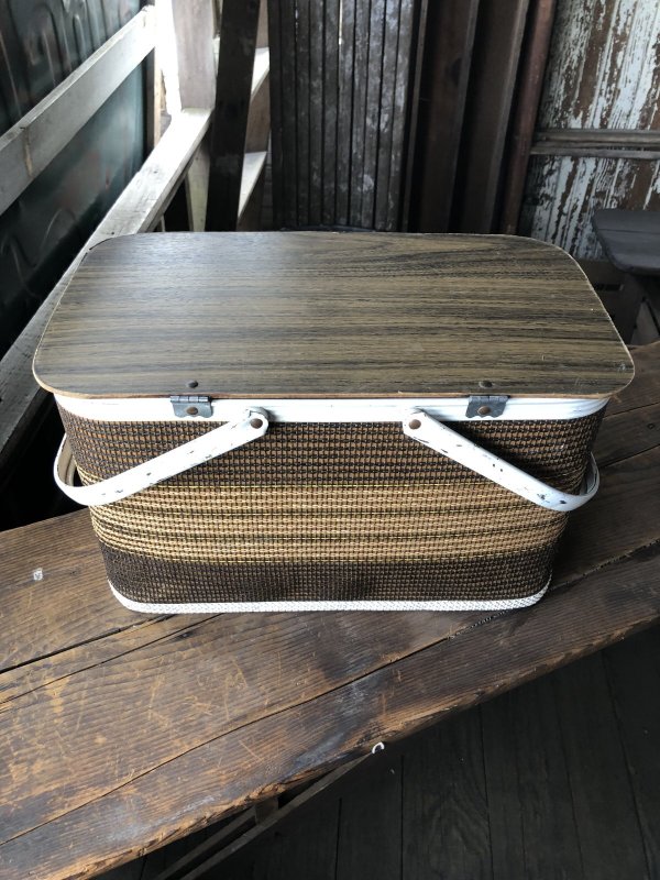 画像3: Vintage USA Picnic Basket (R521)