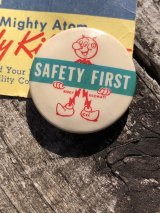 Vintage REDDY KILOWATT Original Advertising Pinback Button Badge (R510)