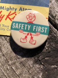 Vintage REDDY KILOWATT Original Advertising Pinback Button Badge (R510)