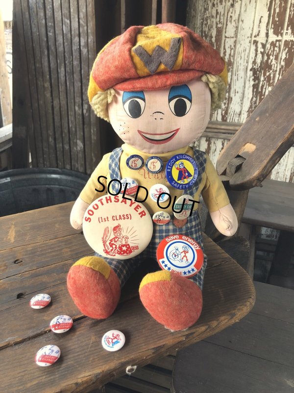 画像4: Vintage REDDY KILOWATT Original Advertising Pinback Button Badge (R513)